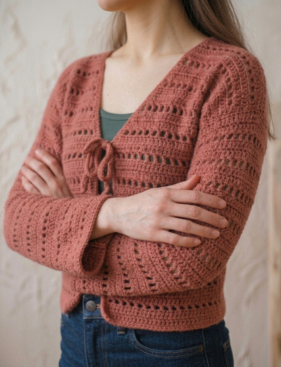 MARIGOLD BREEZE Crochet Cardigan Pattern