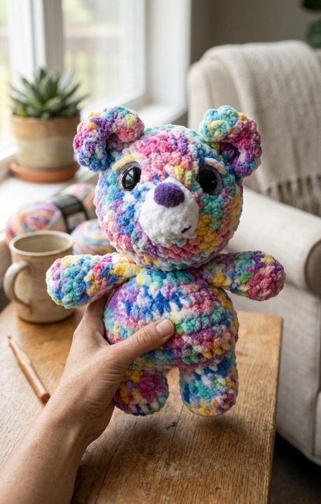 Woodland Teddy Bear Crochet Pattern
