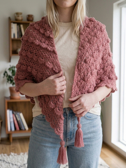 Isabella Triangle Shawl Crochet Pattern