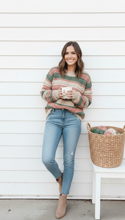 SIERRA Boho Oversized Crochet Sweater Pattern