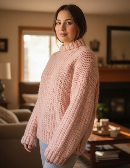 Cozy Knit-Look Crochet Sweater Pattern