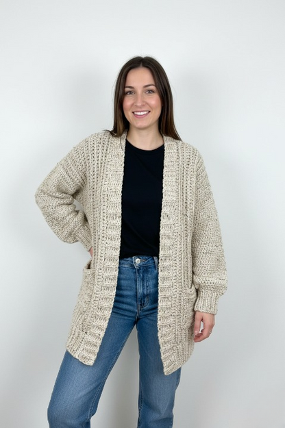 EVERLY Oversized Crochet Cardigan Pattern