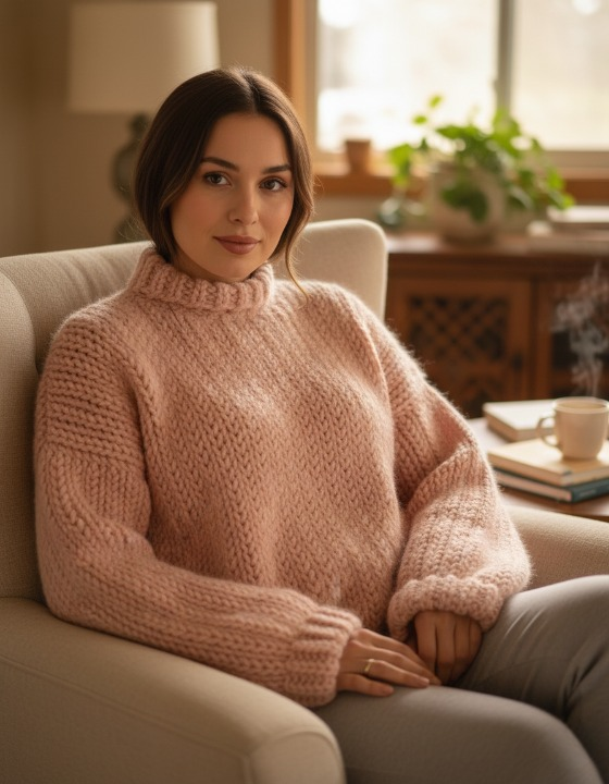Cozy Knit-Look Crochet Sweater Pattern