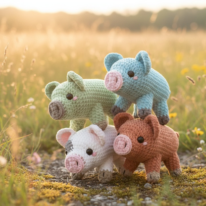 Oinkie the Pig Crochet Pattern
