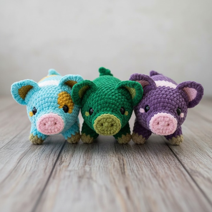 Oinkie the Pig Crochet Pattern