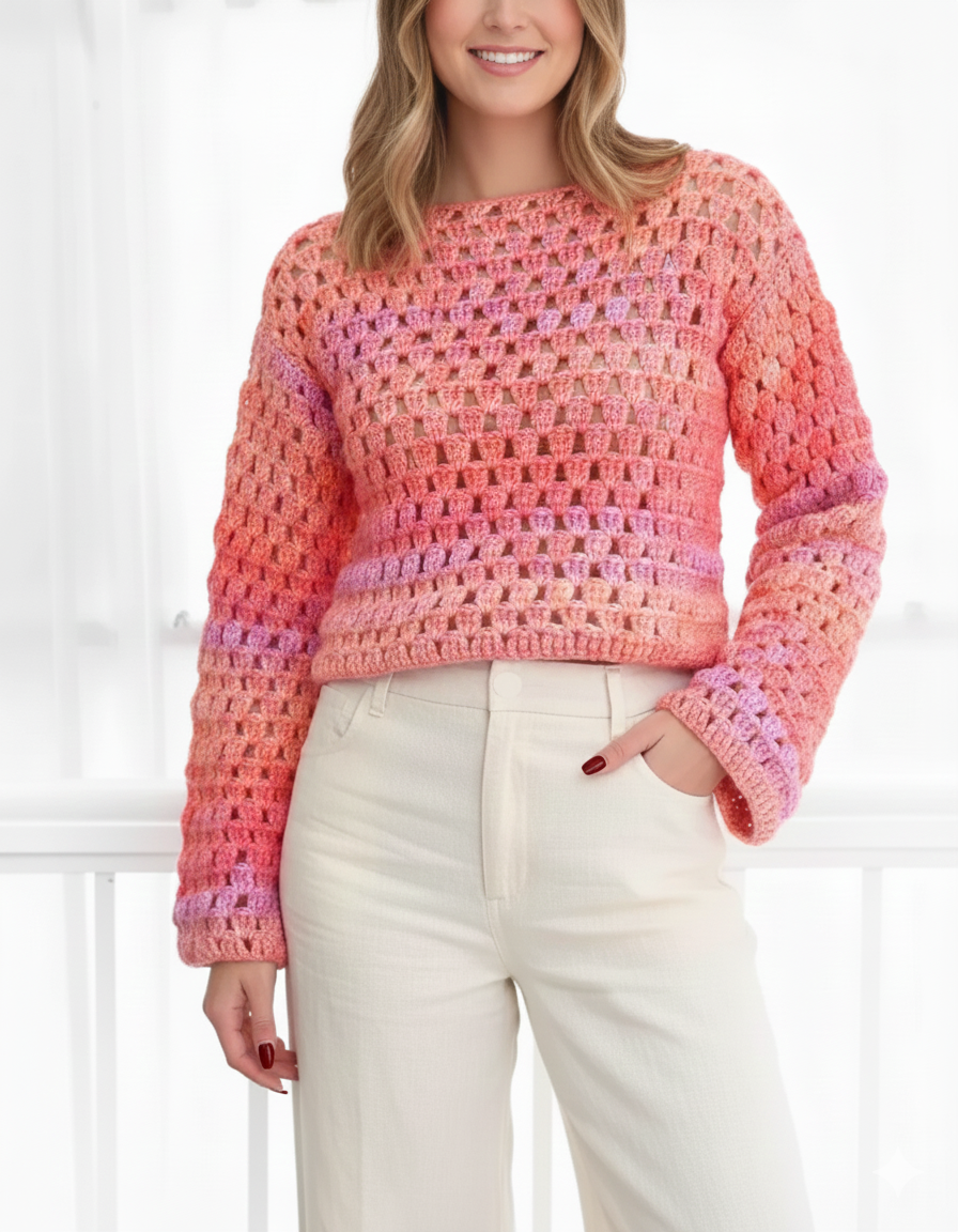 LAINEY Crochet Sweater Pattern