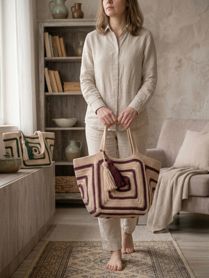 Harmony Granny Tote Bag Crochet Pattern