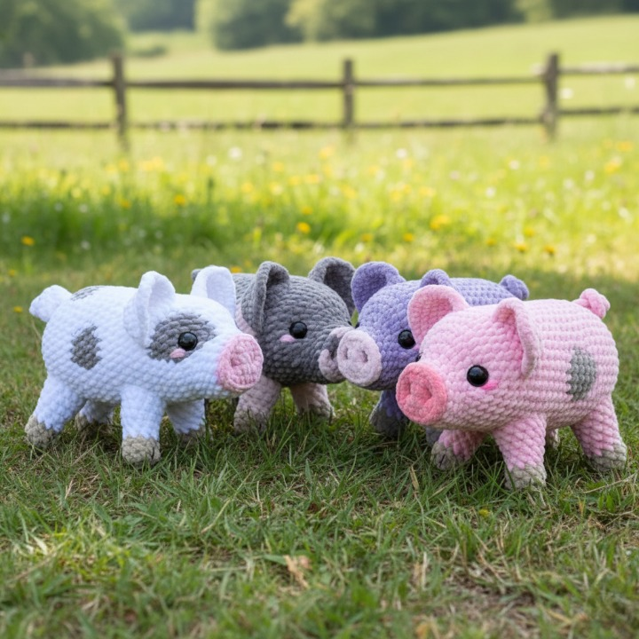 Oinkie the Pig Crochet Pattern