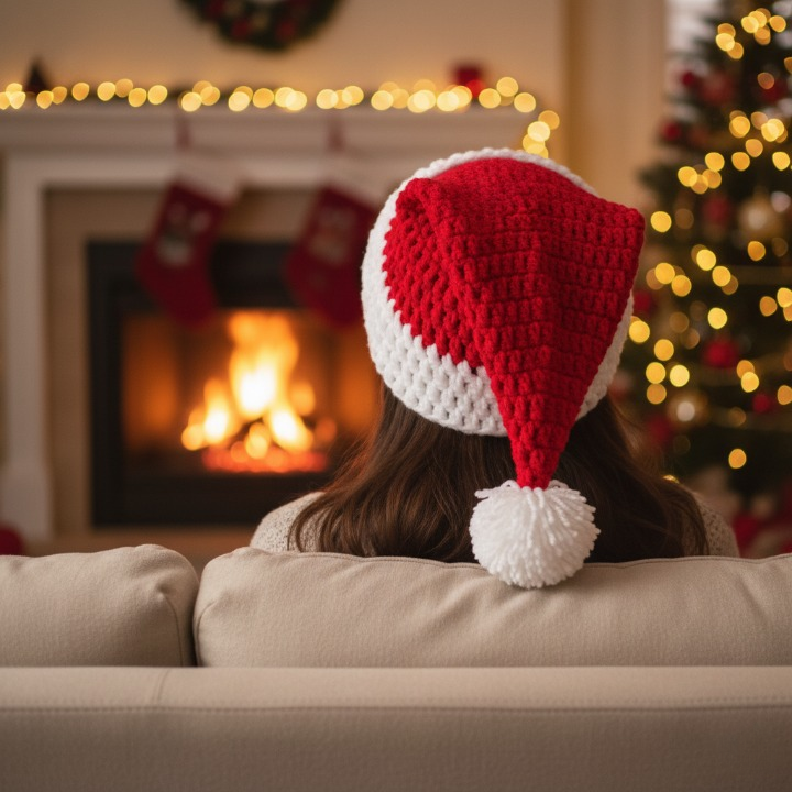 MerryBean Christmas Hat Crochet Pattern
