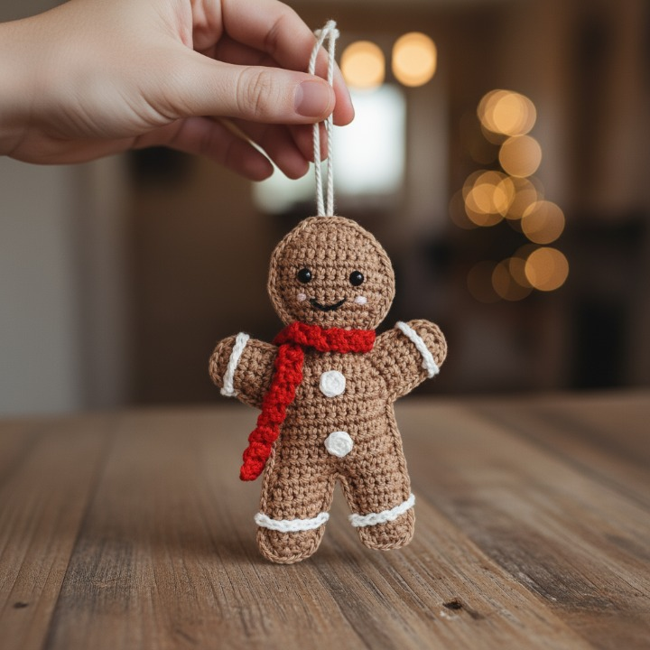 Ginger the Gingerbread Crochet Pattern