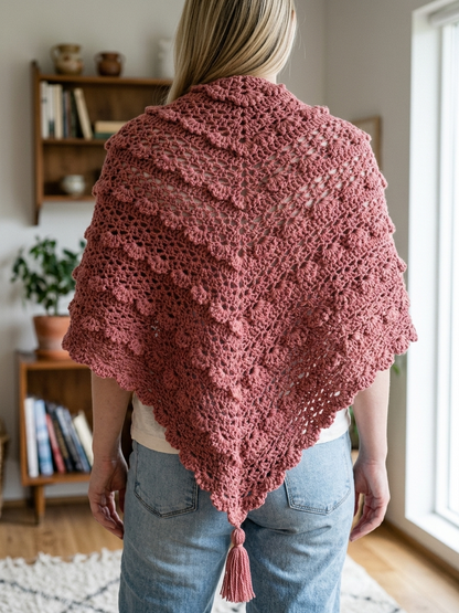 Isabella Triangle Shawl Crochet Pattern