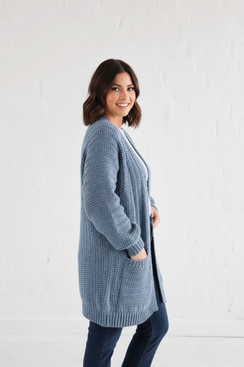 LUMEN Easy Crochet Cardigan Pattern