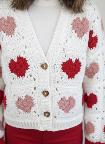 LOVEKNOT Granny Square Cardigan Crochet Pattern