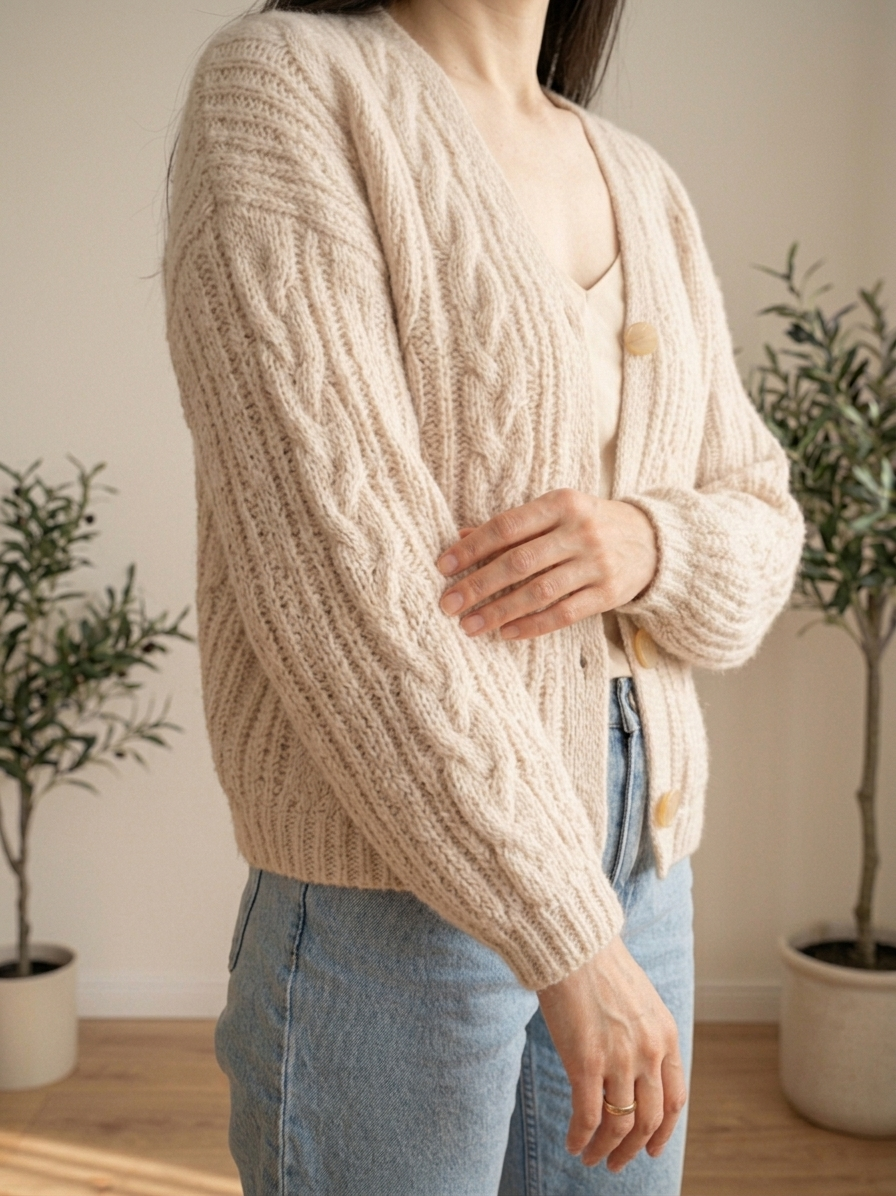 Willow Cable Crochet Cardigan Pattern
