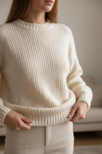 Retro Chic Crochet Sweater Pattern