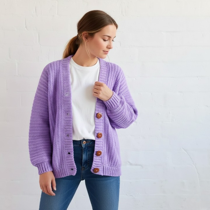 NOVA Easy Crochet Cardigan