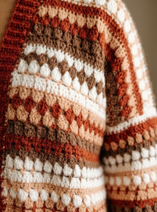 RIVERFLOW Oversized Crochet Cardigan Pattern