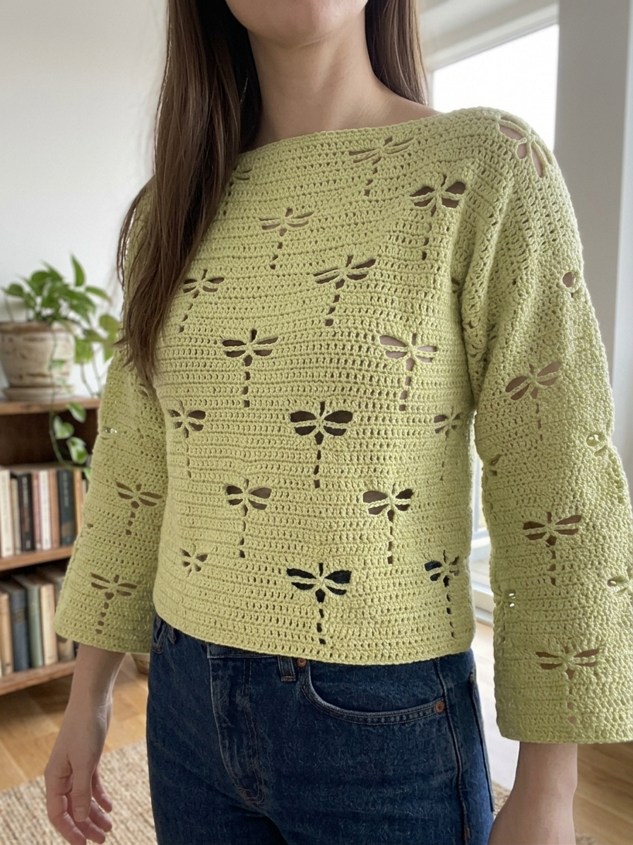 Dragonwing Crochet Top Pattern