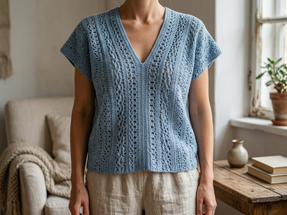 Willow Breeze Boho Crochet Top Pattern
