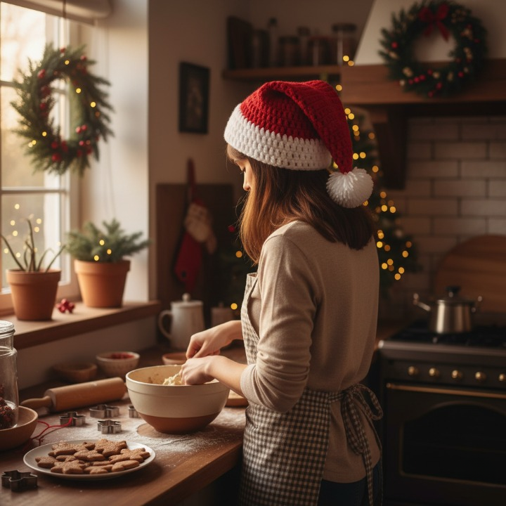 MerryBean Christmas Hat Crochet Pattern