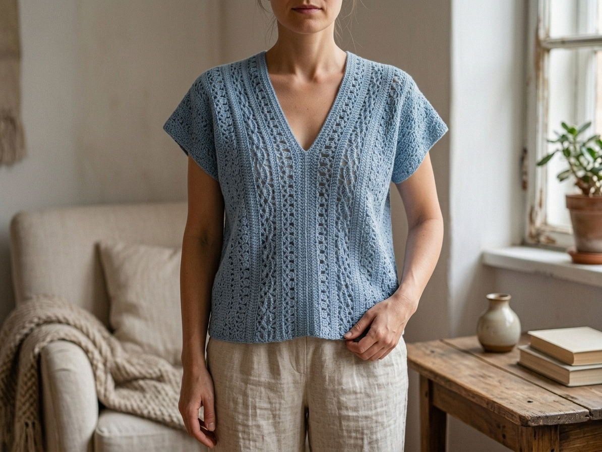 Willow Breeze Boho Crochet Top Pattern