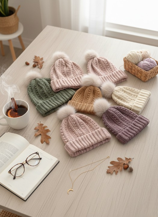 Cozy Puff Beanie Crochet Pattern