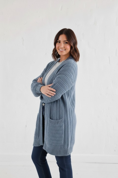 LUMEN Easy Crochet Cardigan Pattern