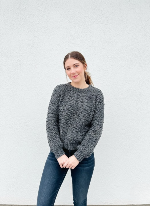 RIVERSTONE Textured Crochet Pullover Pattern