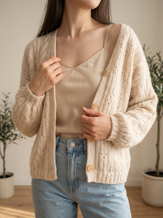 Willow Cable Crochet Cardigan Pattern