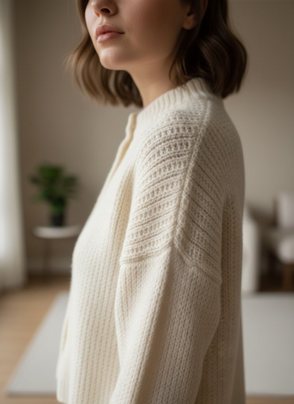 Retro Chic Crochet Sweater Pattern