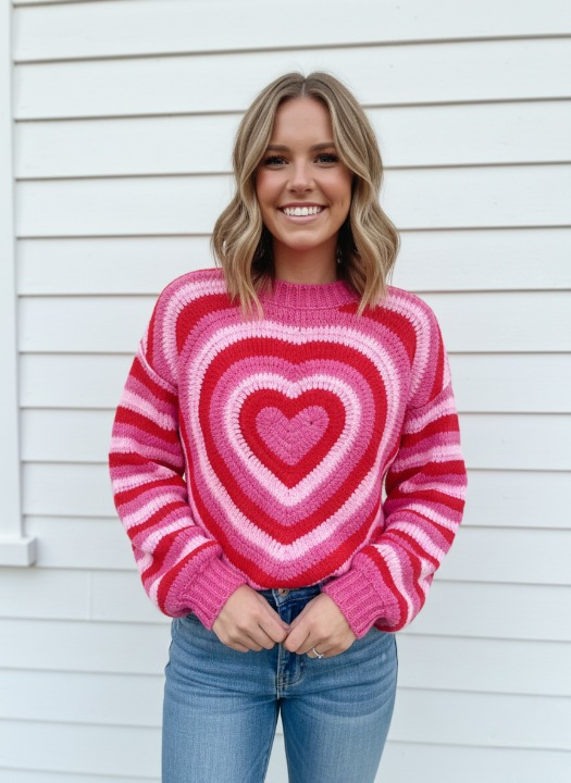 HEARTSTRING Crochet Sweater Pattern