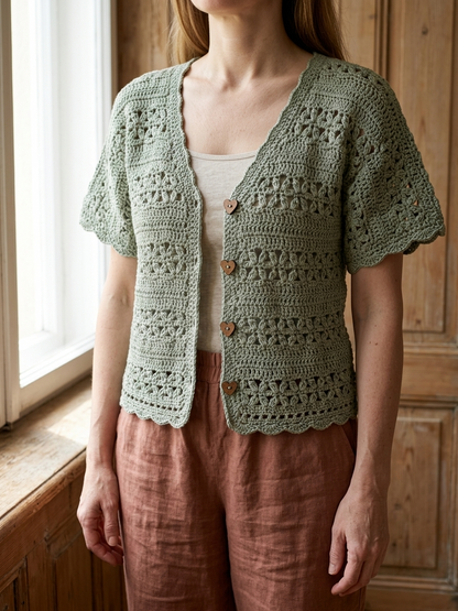 Coastal Breeze Crochet Tee Pattern