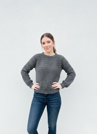 RIVERSTONE Textured Crochet Pullover Pattern