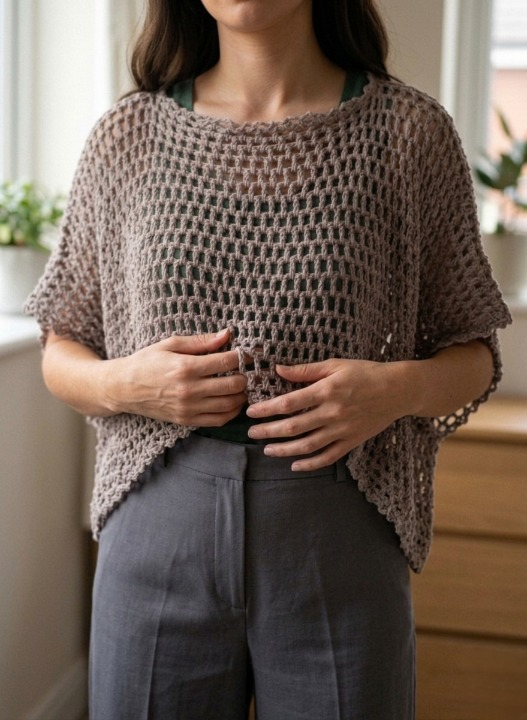 ETHEREAL MESH Crochet Shawl Pattern