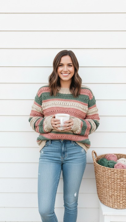SIERRA Boho Oversized Crochet Sweater Pattern