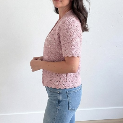 Seashell Breeze Crochet Cardigan Pattern