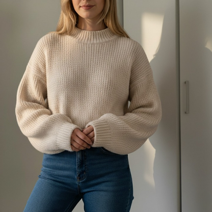 Retro Chic Crochet Sweater Pattern