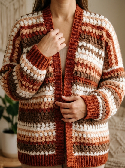 RIVERFLOW Oversized Crochet Cardigan Pattern