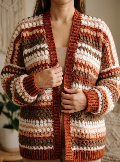 RIVERFLOW Oversized Crochet Cardigan Pattern