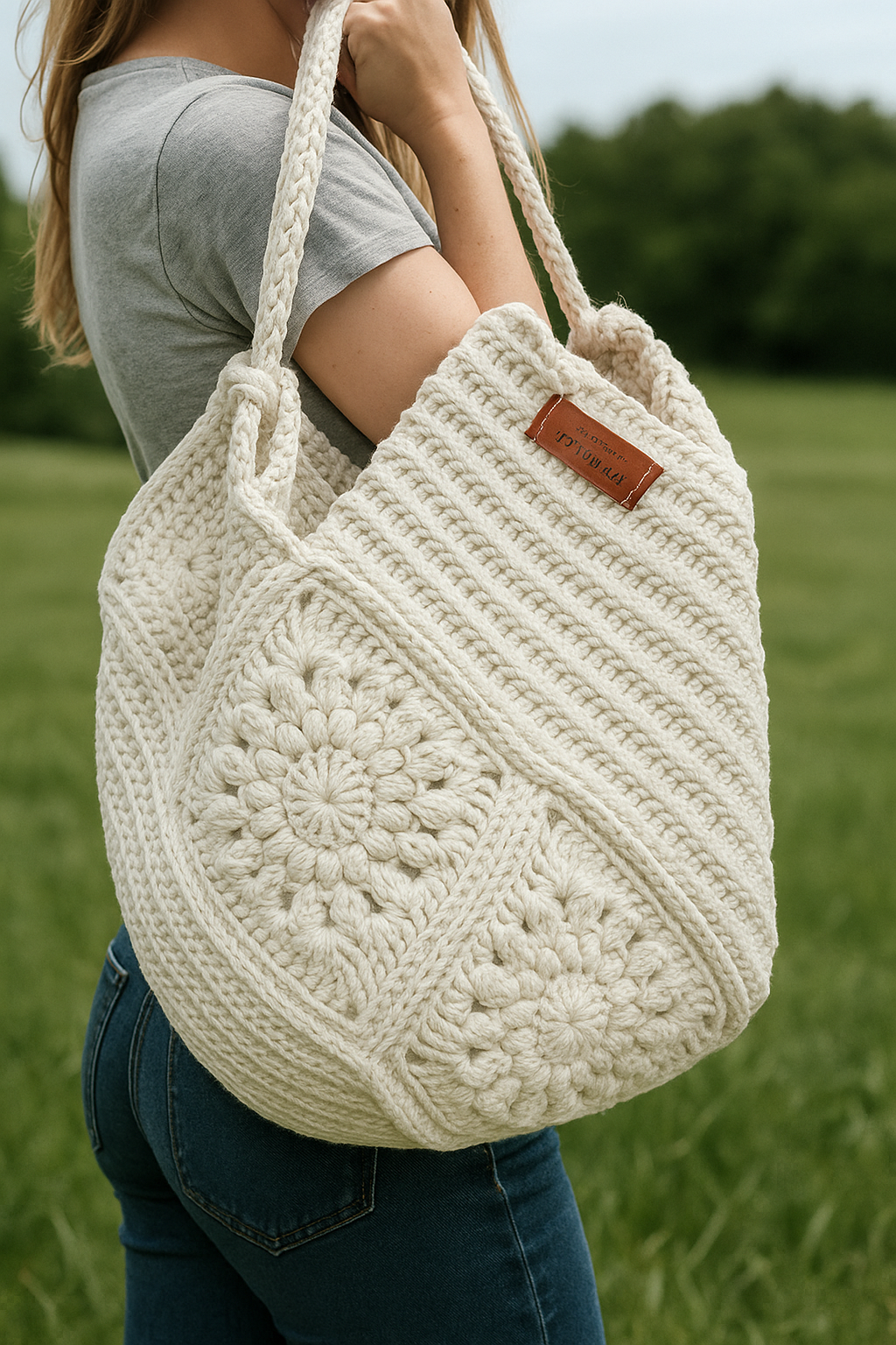 Crochet Jute Tote Bag Pattern