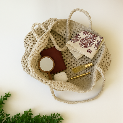 Lightweight Mesh Tote Bag