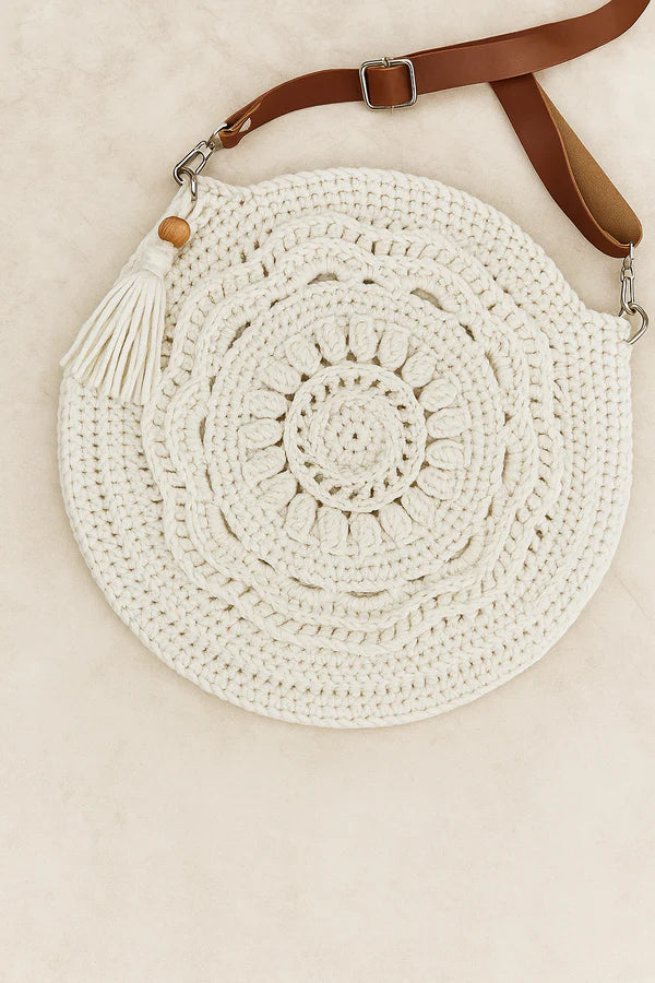 Round Crochet Bag Pattern PDF