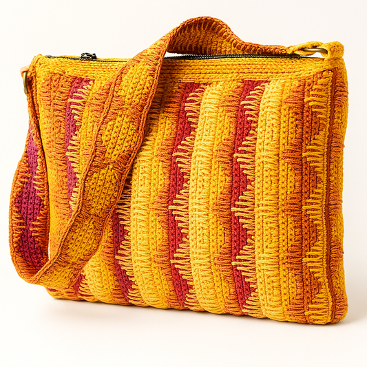 Crochet Bag Wavy Shoulder