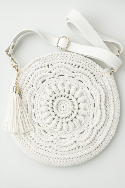 Round Crochet Bag Pattern PDF