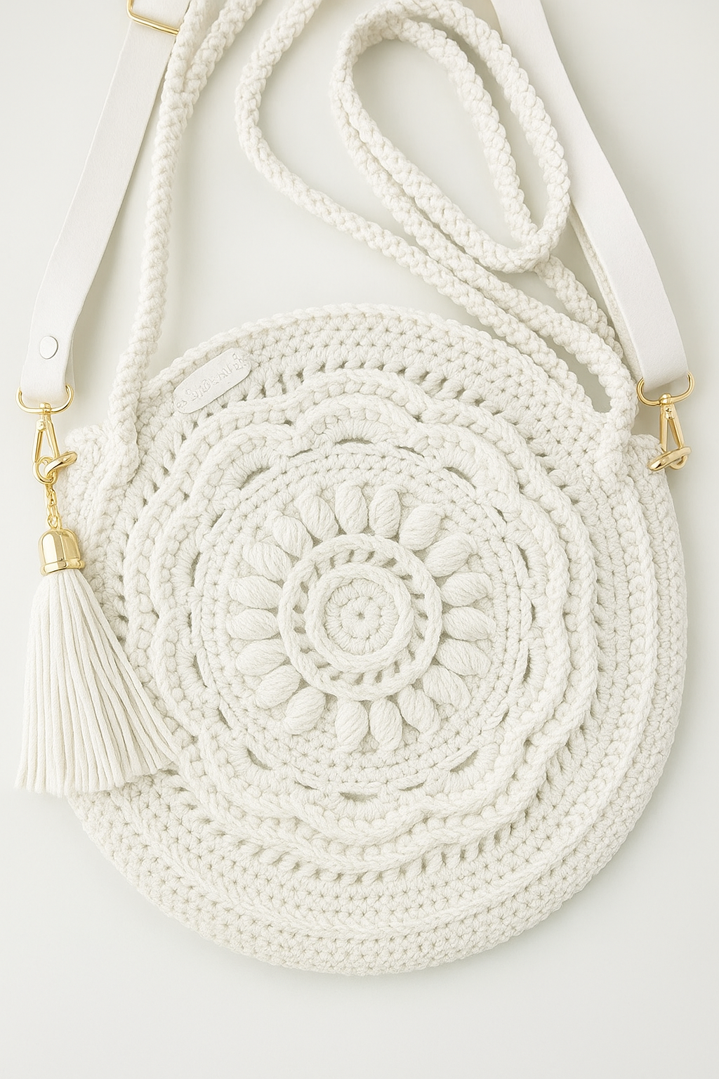 Round Crochet Bag Pattern PDF