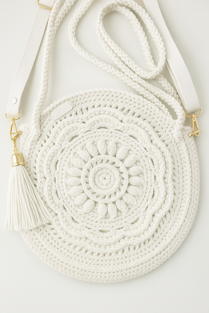 Round Crochet Bag Pattern PDF