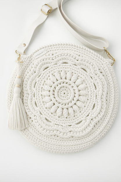 Round Crochet Bag Pattern PDF
