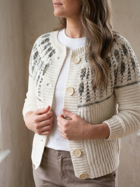 STARLIGHT MOSAIC Crochet Cardigan Pattern